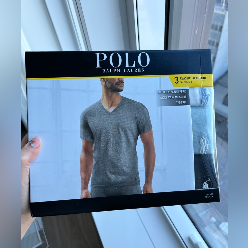 Ralph Lauren Polo Classic Fit Cotton Tee set of 3